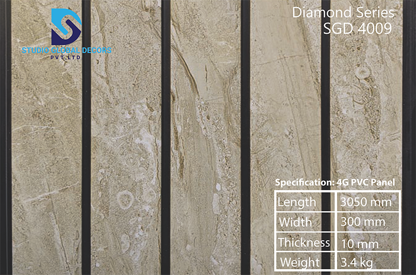 Pvc Fluted Panel - Color: More Than 50 Designs Available