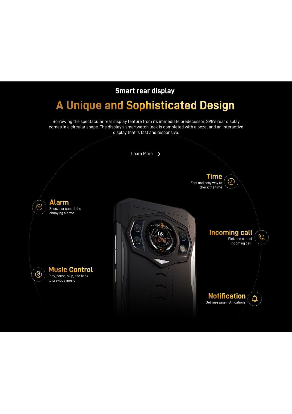 Doogee S98 Android Mobile Body Material: Plastic