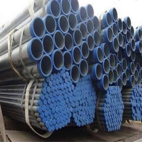 Mild Steel Round Pipes - 10 mm Wall Thickness, High Quality, Seamless, Galvanized Finish
