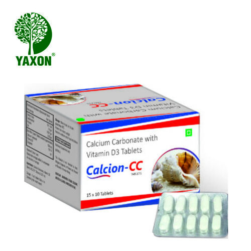 Calcium Carbonate 500mg + Vitamin D3 250 IU - Strengthening Bone Formula | Effective Against Drug-Induced Bone Damage, Suitable for All
