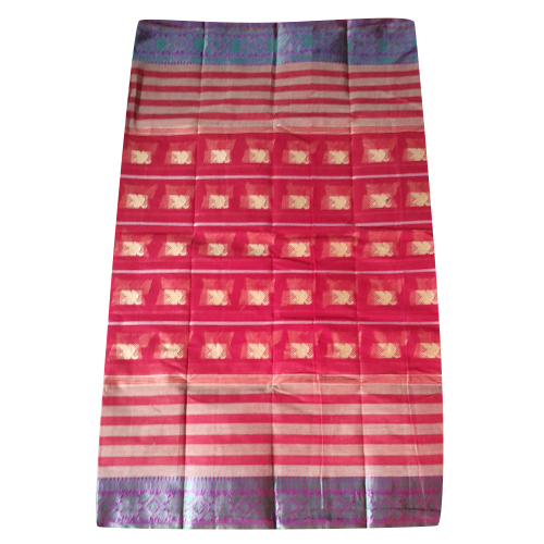 Pure Cotton Saree - Multicolor Design, Ideal for All Seasons | Perfect for Casual Occasions