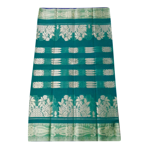 Multicolor Pure Cotton Tanth Champasar Saree
