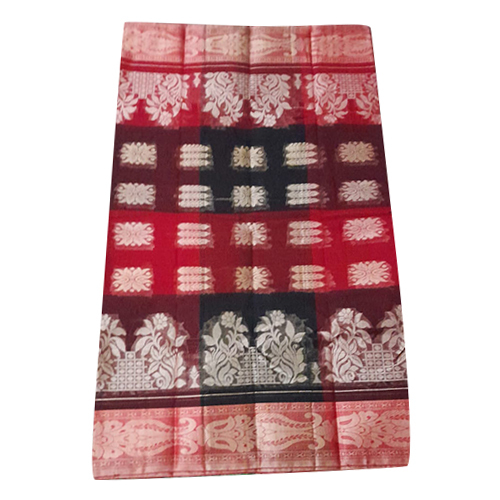 Multicolor Pure Cotton Tanth Rani Saree