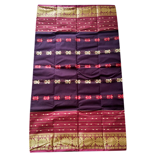 Multicolor Pure Cotton Tanth Payel Saree