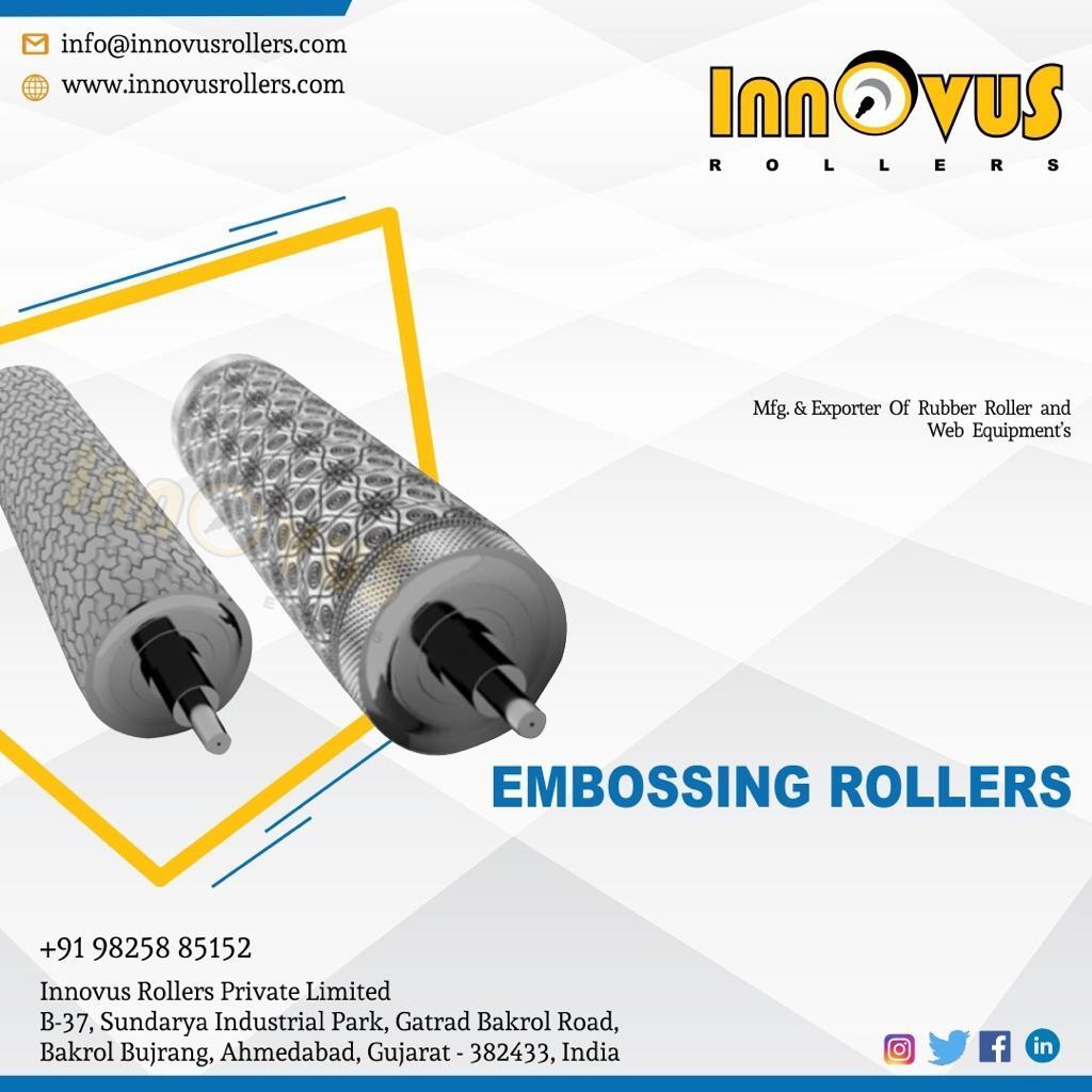 Silver Male Female Embossing Roller