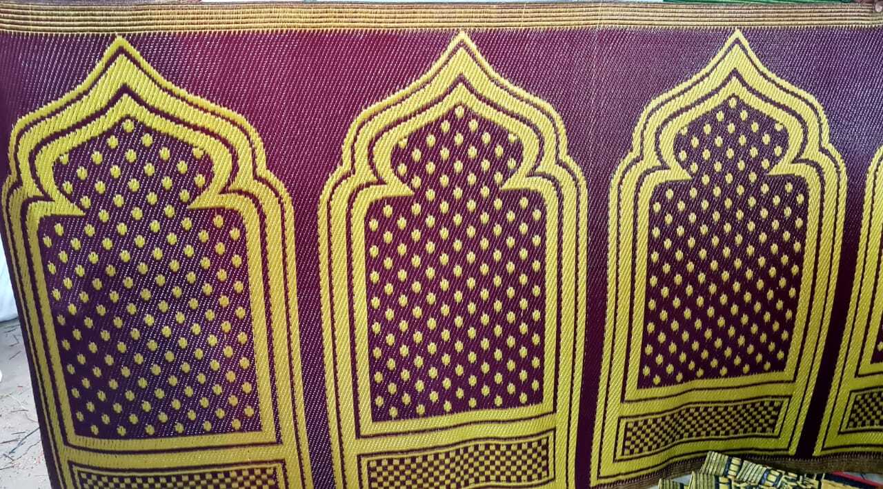 Prayer Mat - Cotton Blend, Standard Size | Multicolor Design For Home Use