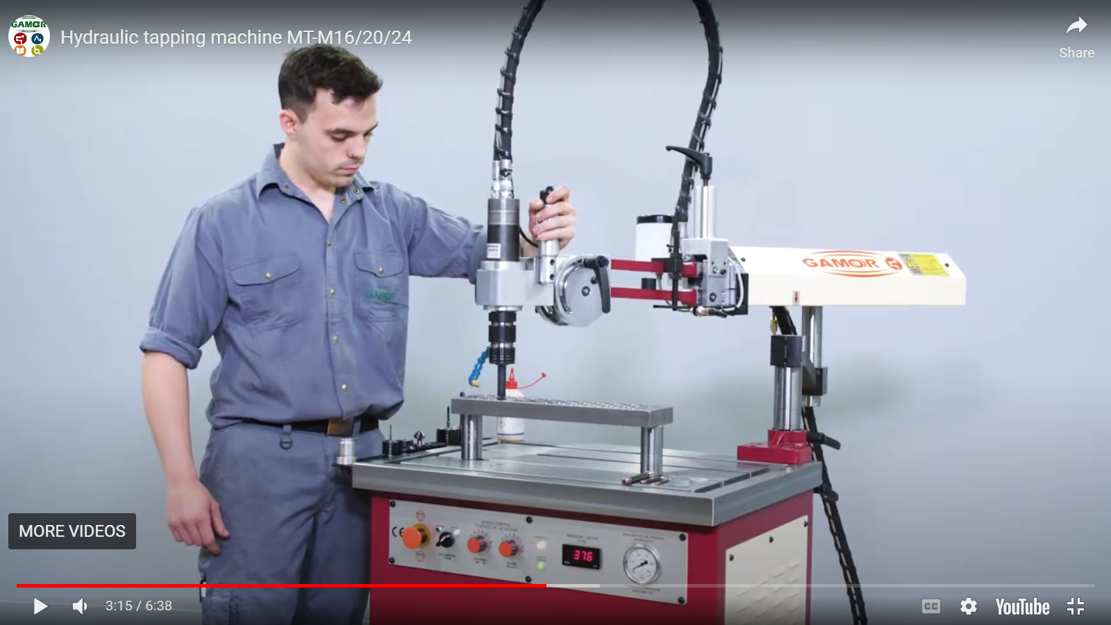 Hydraulic Automatic Tapping Machine - 1275x1000x275 Mm, Red | High Precision, Real-time Data Display, Ergonomic Design, M2 To M20 Tapping Capacity