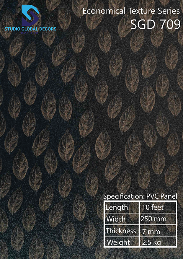 Printed Pvc Wall Panel - 10ft X 250mm | High Quality, 50+ Design Options, Lightweight At 2.5kg