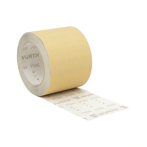 Cream Vehicle Dry Abrasive Paper Roll