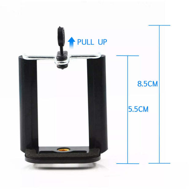 Mobile Holder Attachment For Selfie Stick And Mobile Tripods (7338)