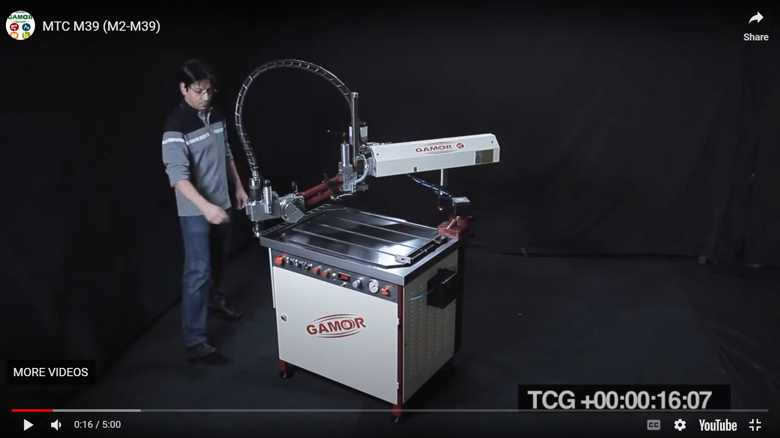 Tapping Machine Mtc M45 Model - Body Material: Steel