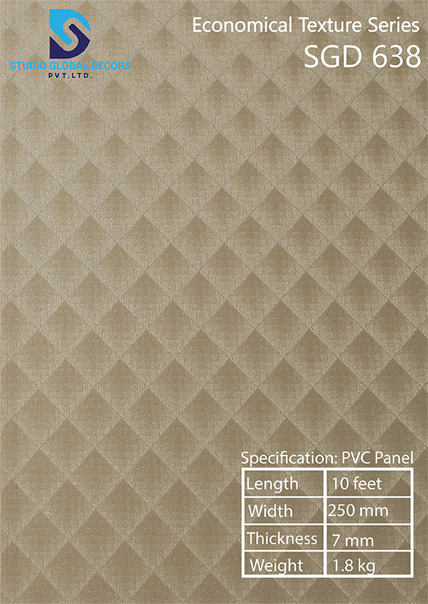 Pvc Texture Wall Panel - Color: More Than 50 Designs Available