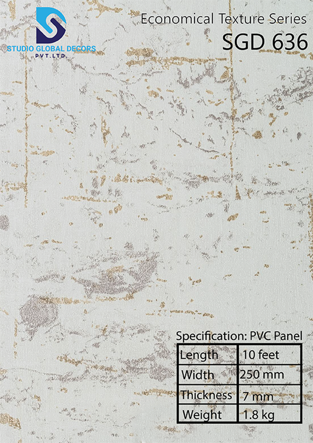 Pvc Texture Wall Panel - Color: More Than 50 Designs Available