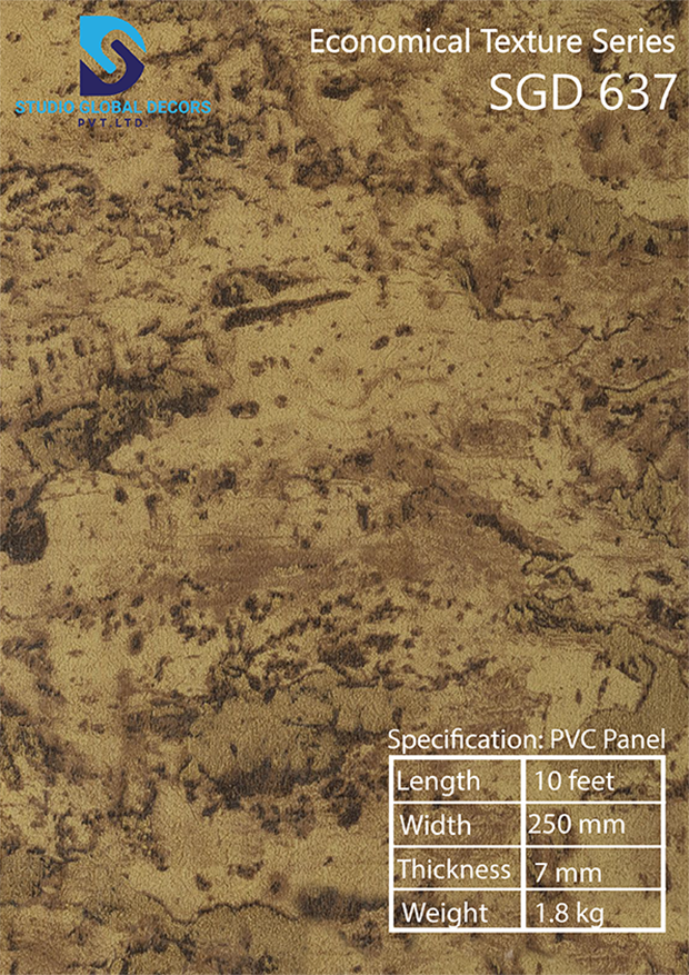 Pvc Texture Wall Panel - Color: More Than 50 Designs Available