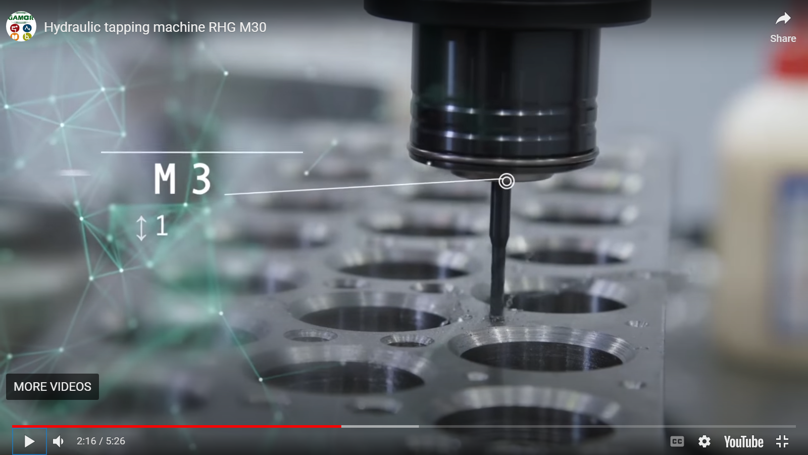 Hydraulic Arm Tapping Machine Rhg M45 Model - Body Material: Steel