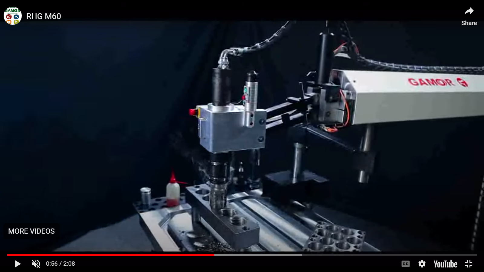 Automatic Arm Tapping Machine Rhg M60 - Body Material: Steel