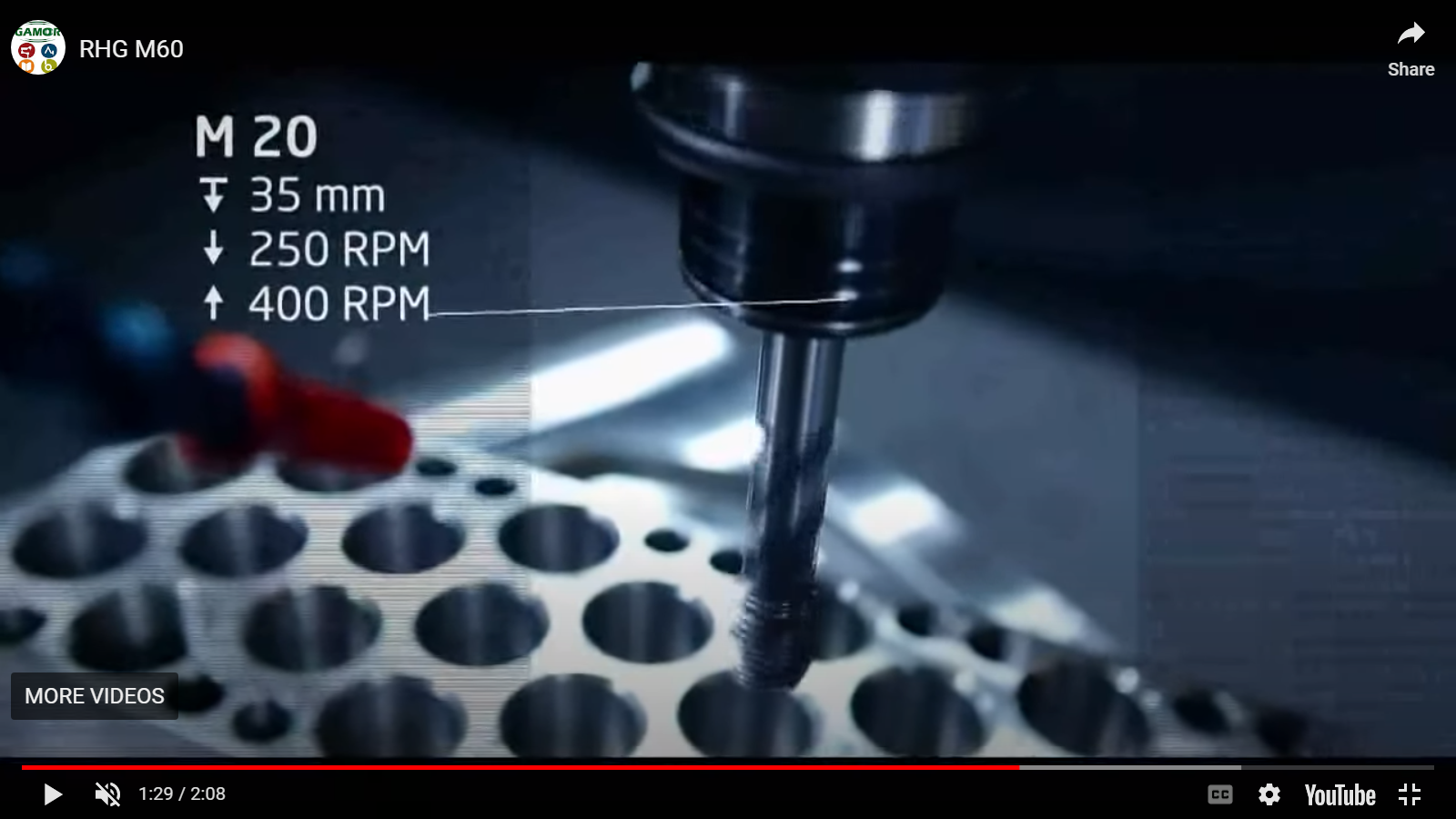 Automatic Arm Tapping Machine Rhg M60 - Body Material: Steel