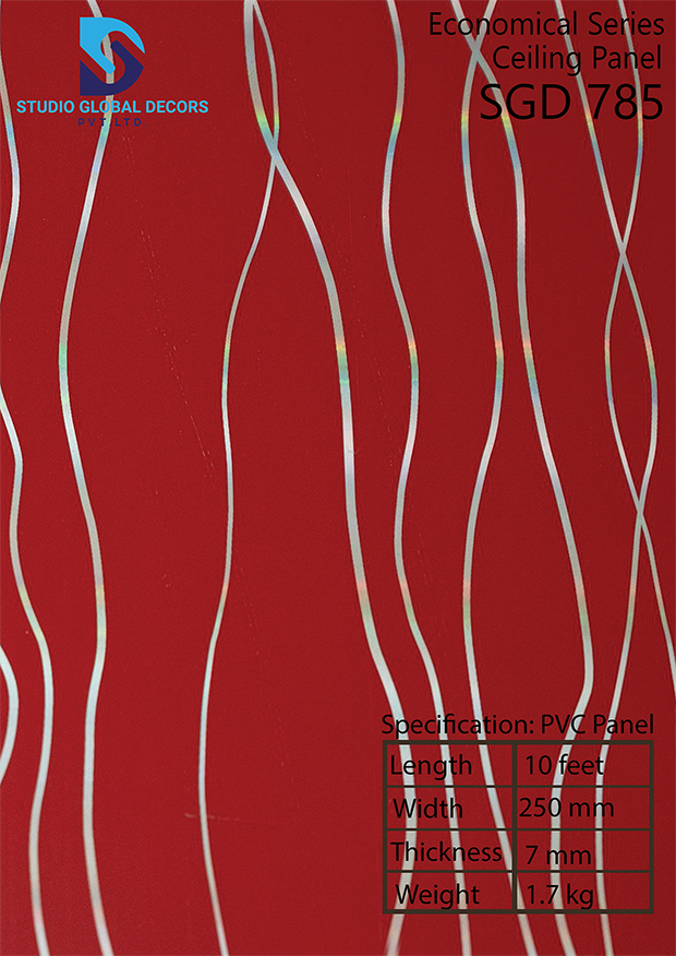 Decorative Pvc Ceiling Panel - Color: More Than 50 Designs Available