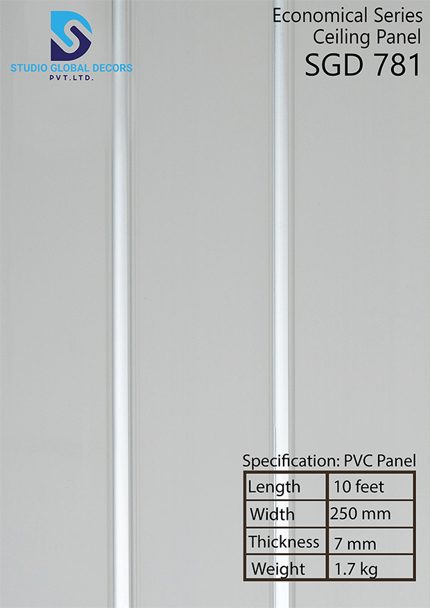 Decorative Pvc Ceiling Panel - Color: More Than 50 Designs Available