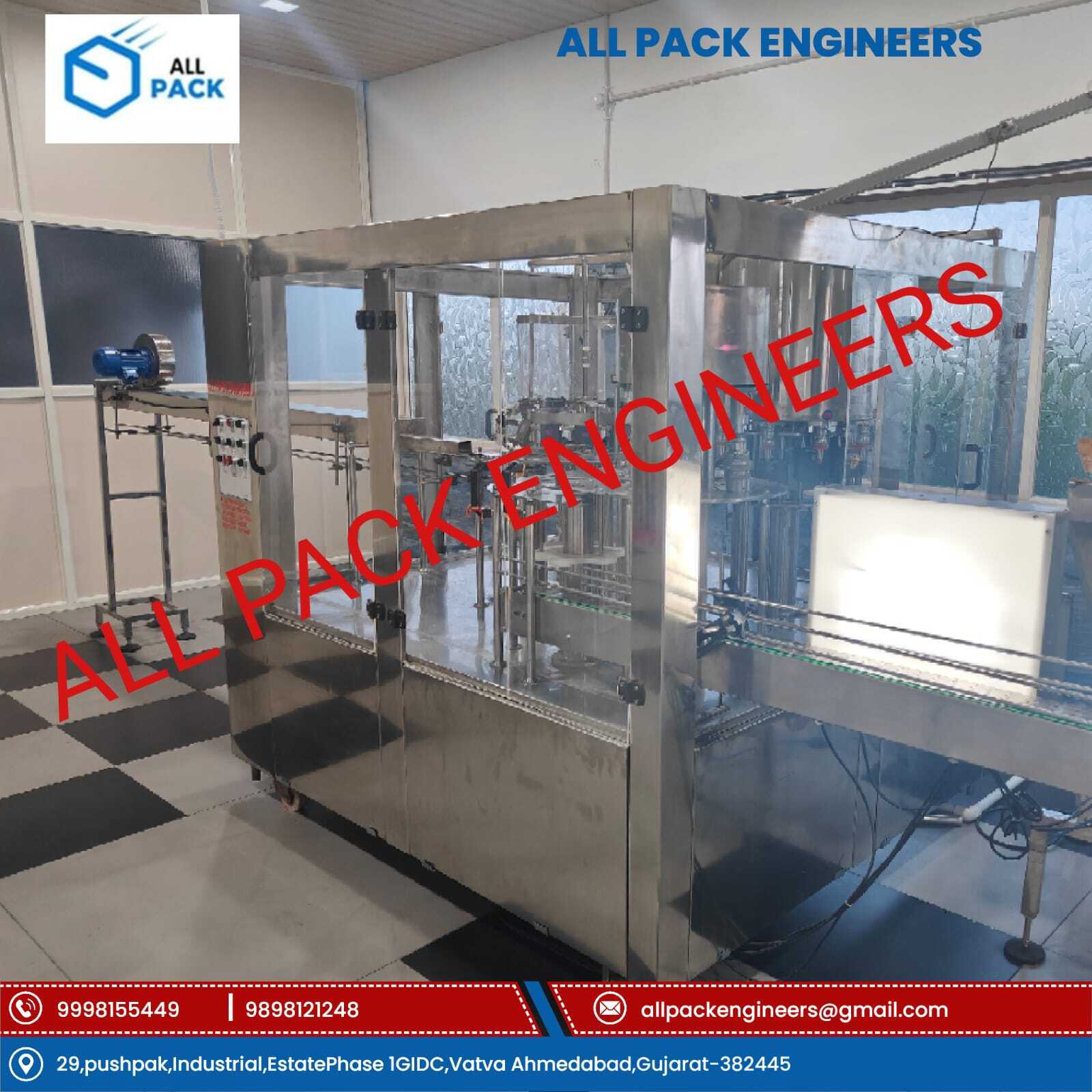 Packaged Drinking Water Machine - Stainless Steel, 30 To 90 Capacity, 440 Voltage | Highly Efficient, Mechanical Drive, Durable, Plc Control, 1 Year Warranty