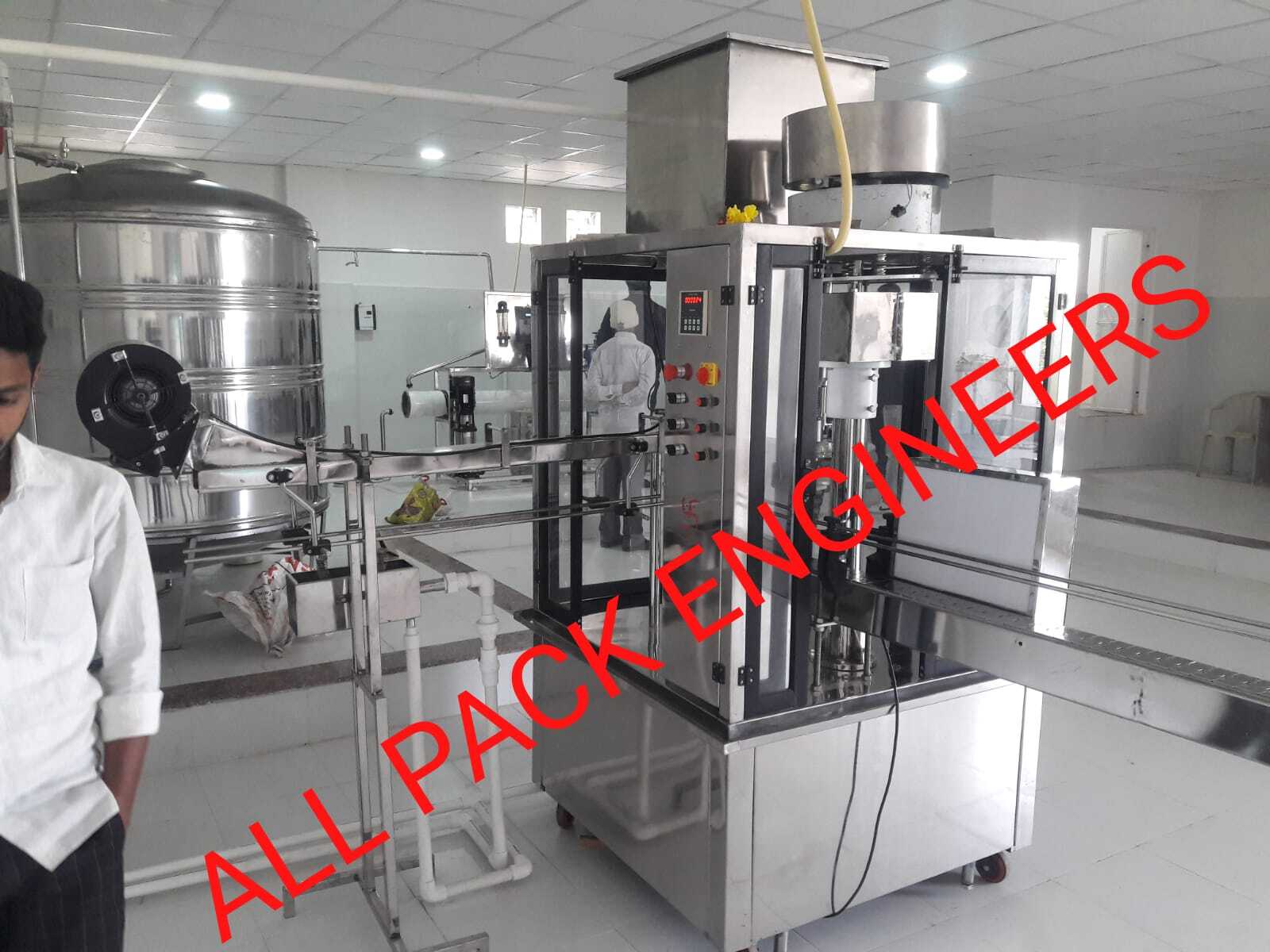 Packaged Drinking Water Machine - Stainless Steel, 30 To 90 Capacity, 440 Voltage | Highly Efficient, Mechanical Drive, Durable, Plc Control, 1 Year Warranty