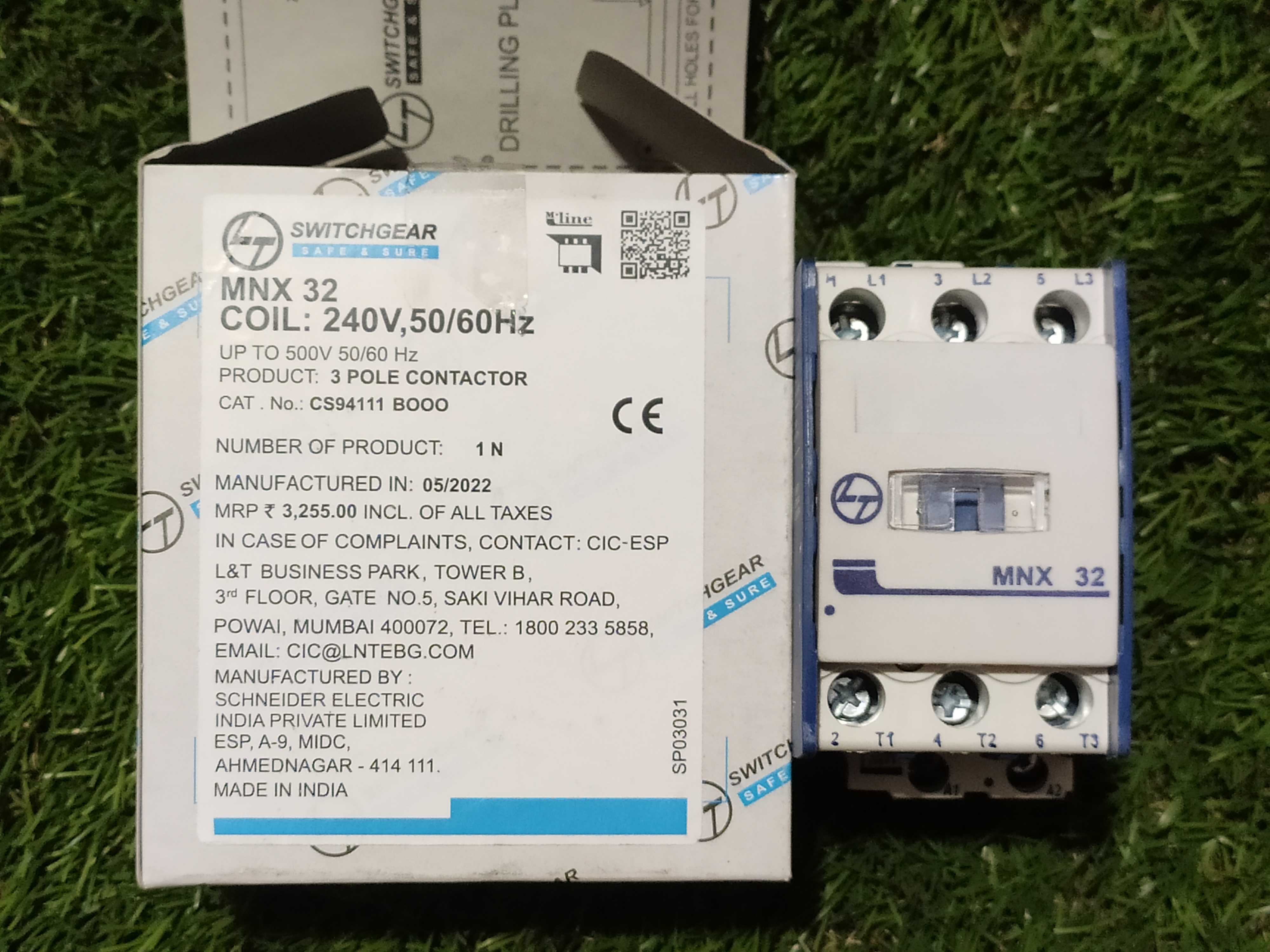 Lt Mnx225 Contactor Efficiency: High