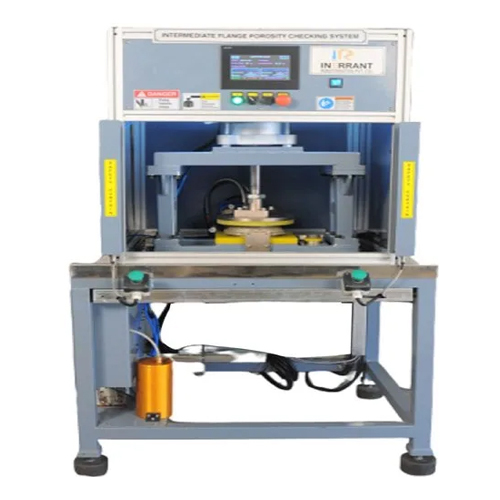 Automatic Air Leak Testing Machine - Grey Steel Build | High Accuracy Detection, Advanced Automation, User-friendly Interface