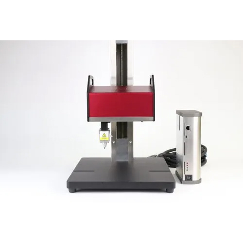 Black Column Mounted Dot Pin Marking Machine