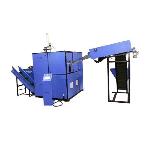 Blue Auto Pet Stretch Blow Moulding Machine