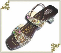 Embroidered Ladies Sandal