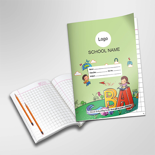 School Customized Notebook - Binding: Staple Binding