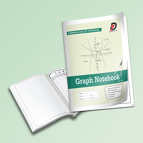 Graph Notebook - Premium Quality Paper 8x10 Inches Ideal For Sketching And Note Taking