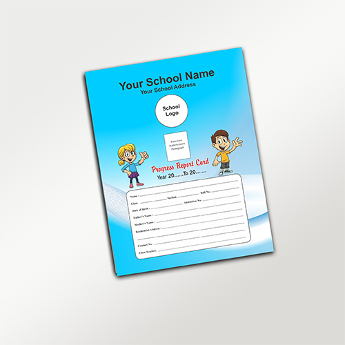 Multicolor Report Card - Binding: Stapled