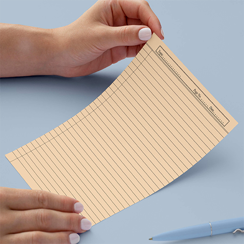 Plain Ruled Sheet - Binding: Unbound