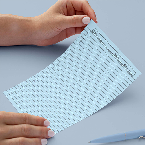 Ruled Sheet - Material: Paper