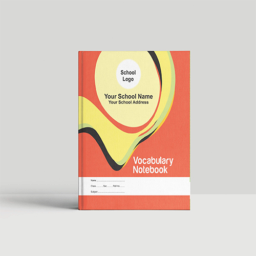 Multicolor Vocabulary Notebook - Binding: Hardcover