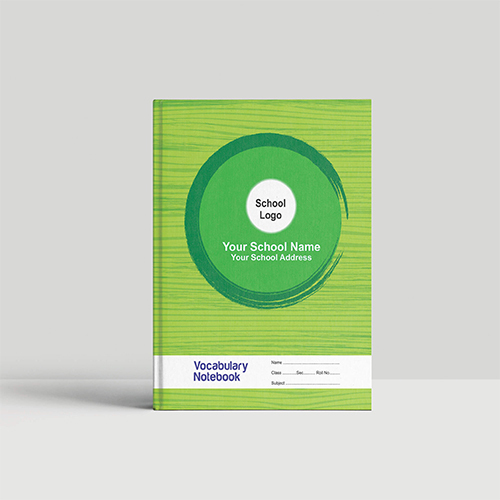 School Vocabulary Notebook - Binding: Spiral