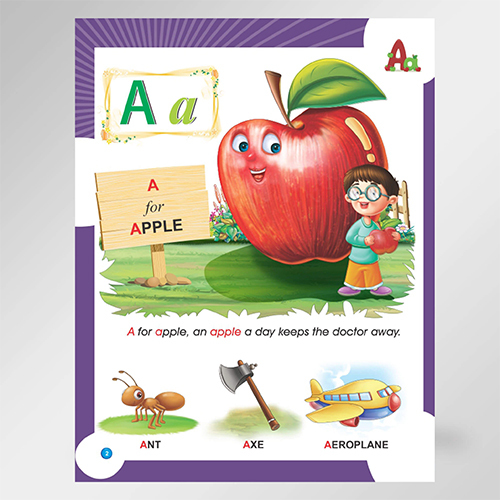 Learn With Alphabets - Binding: Center Stitched