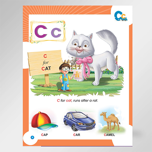 Learn With Alphabets - Binding: Center Stitched