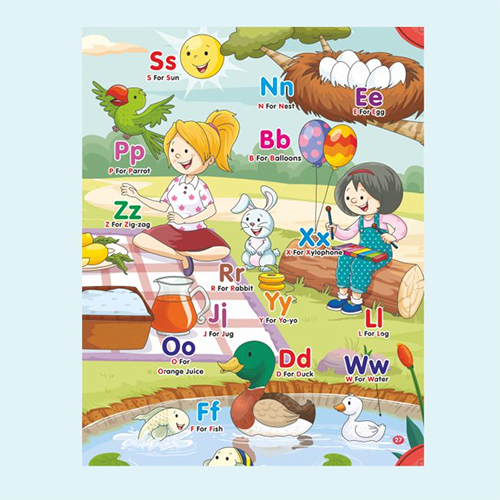 English Alphabet Book - Binding: Center Stitched