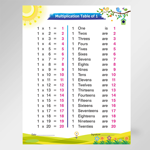 Table Book - Binding: Soft Binding