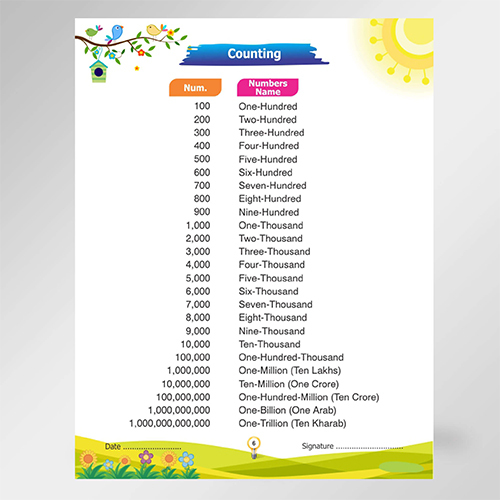 Table Book - Binding: Soft Binding