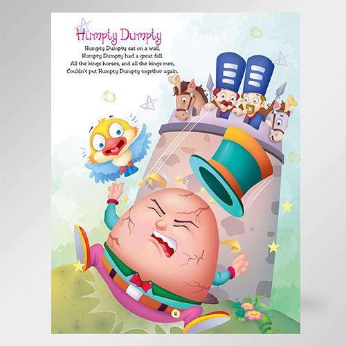 Lets's Sing Rhymes Part B - Binding: Center Stitched