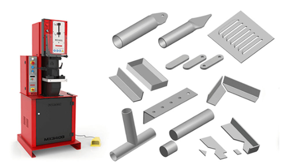 Hydraulic Punching Machine Mx340 - Body Material: Steel