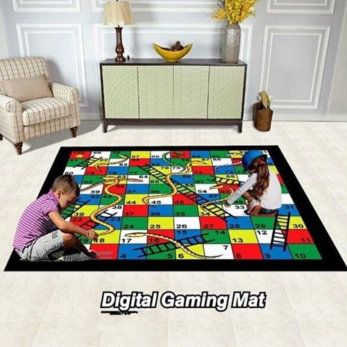 Digital Gaming Mat - High-Quality Material, Square Shape, Customizable Color | Anti-Slip, Easy to Clean, Quick Drying for Home Use