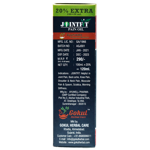 Joinfit Pain Killer Oil - Age Group: Adult