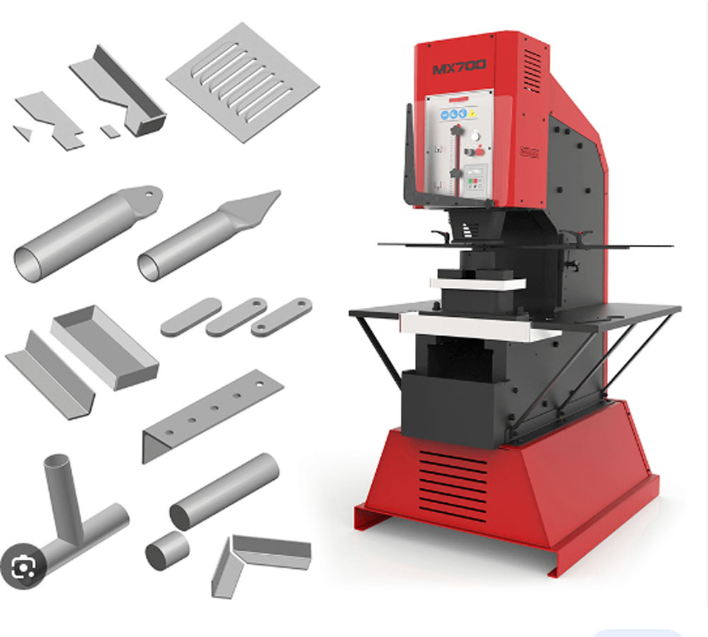 Hydraulic Punching Machine Mx700 - Body Material: Steel