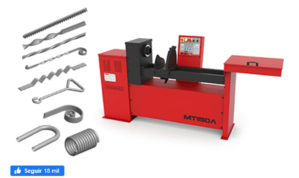 Automatic Decorative Wrought Iron Twisting Machine - 415 Power, Semi-automatic, Maximum Twisting Capacity 20 Mm, Red | Versatile For Ornamental Forging And Custom Designs, Ideal For Blacksmith Workshops