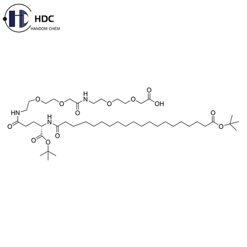 Tirzepatide Intermediate Tbuo-Ara-Glu(Aeea-Aeea-Oh)-Otbu - Boiling Point: 953.8A 65.0A  (Predicted)