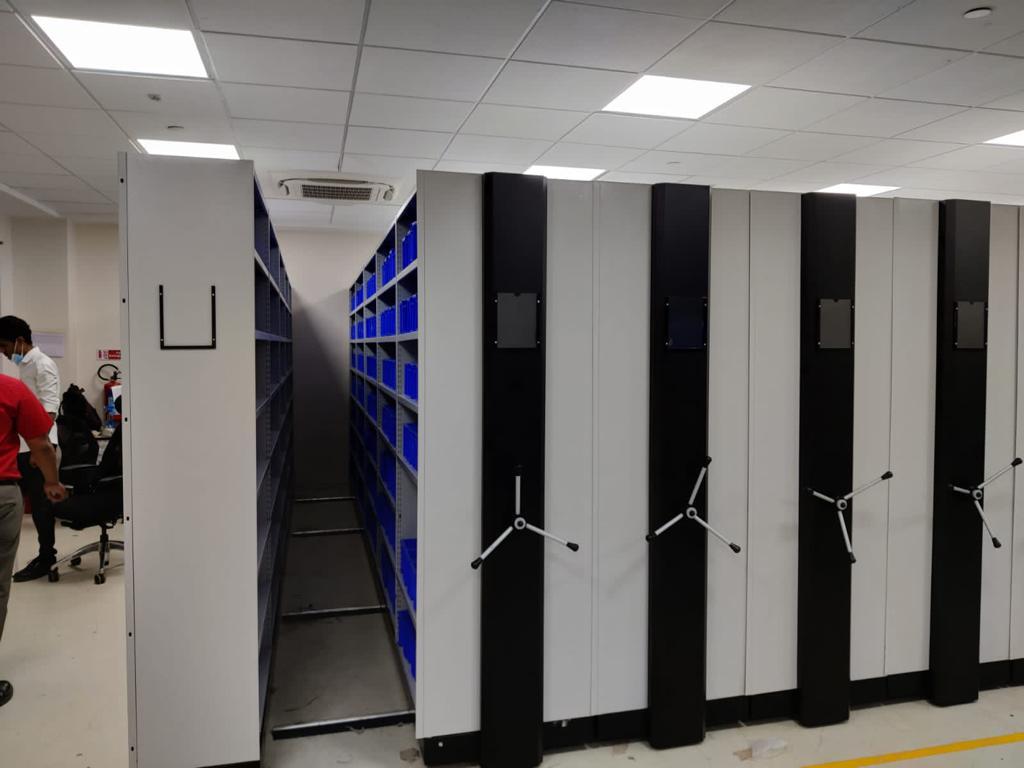 Mobile Compactor Storage System - Material: Ms Steel